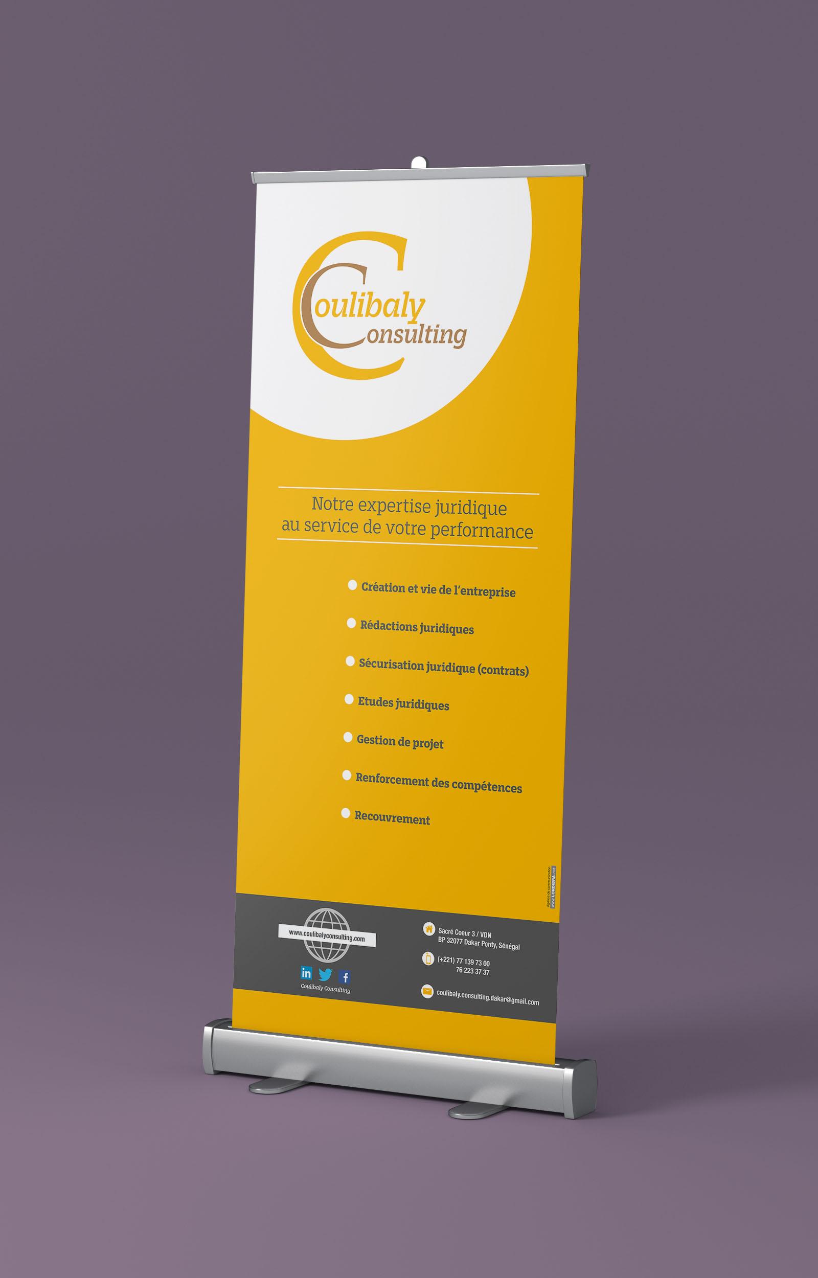 RollUP / kakemono - COULIBALY CONSULTING