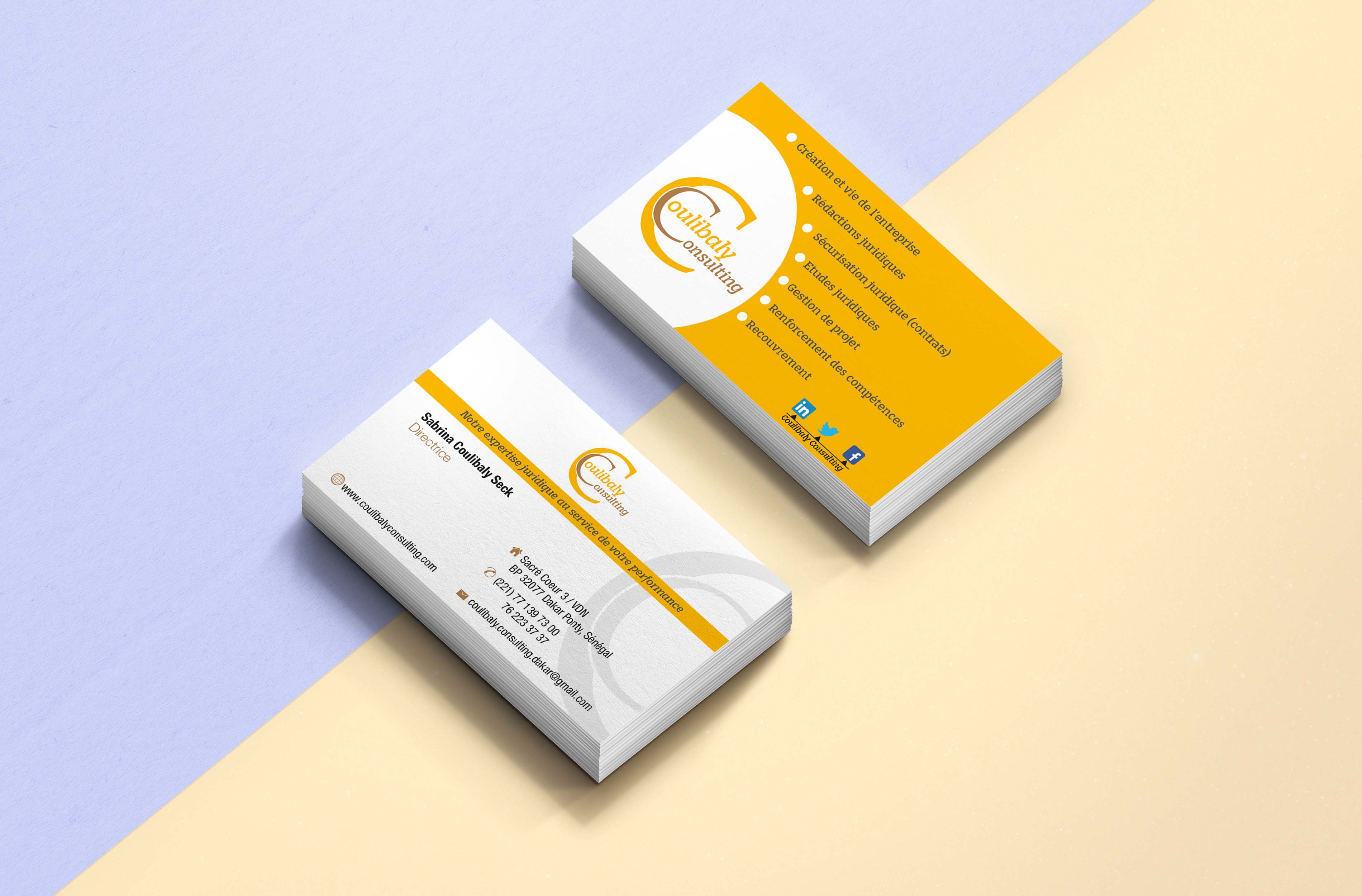 Business card  - COULIBALY CONSULTING