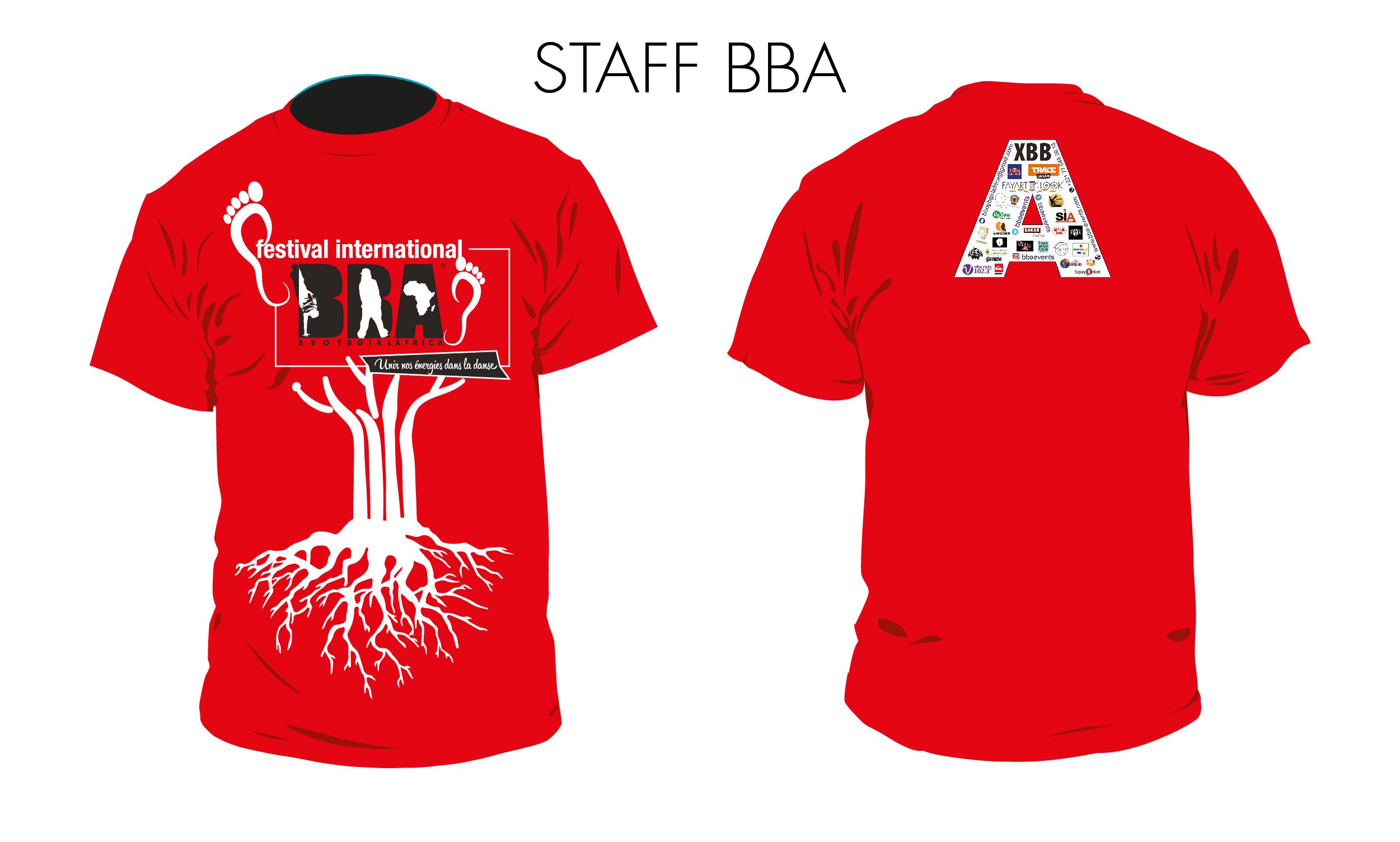 4-Tshirt Rouge - Staff FIBBA