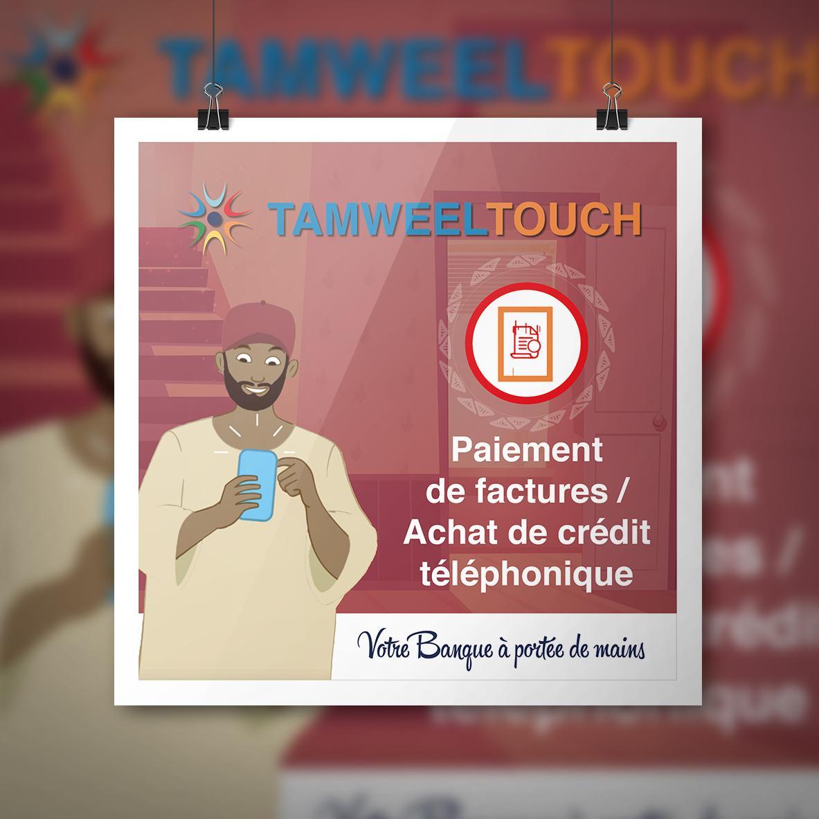 Affiche - Paiement_facture - TAMWEEL