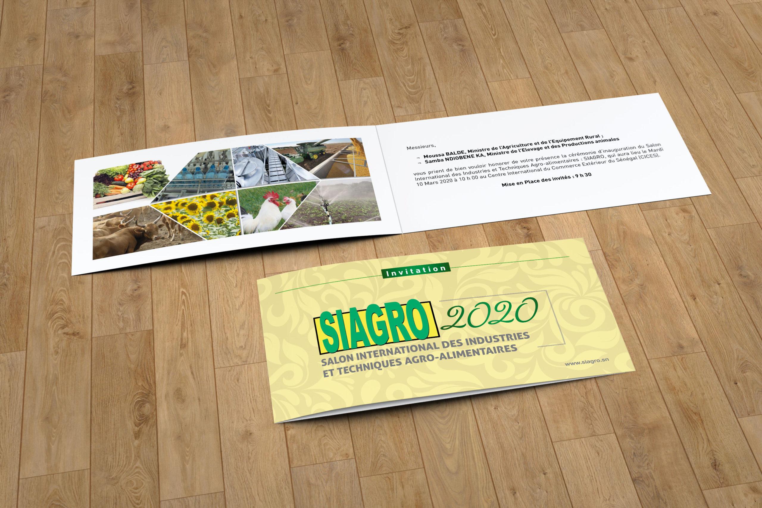 Carte d'Invitation SIAGRO 2020 | Design by Lordibra |