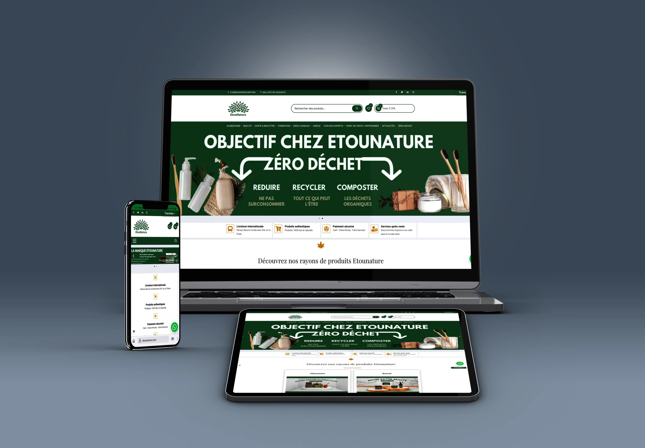 SITE WEB Etounature Trilogie d’affiches “Féminin Sacré” réalisée par LORDIBRA pour l’Institut Français du Sénégal