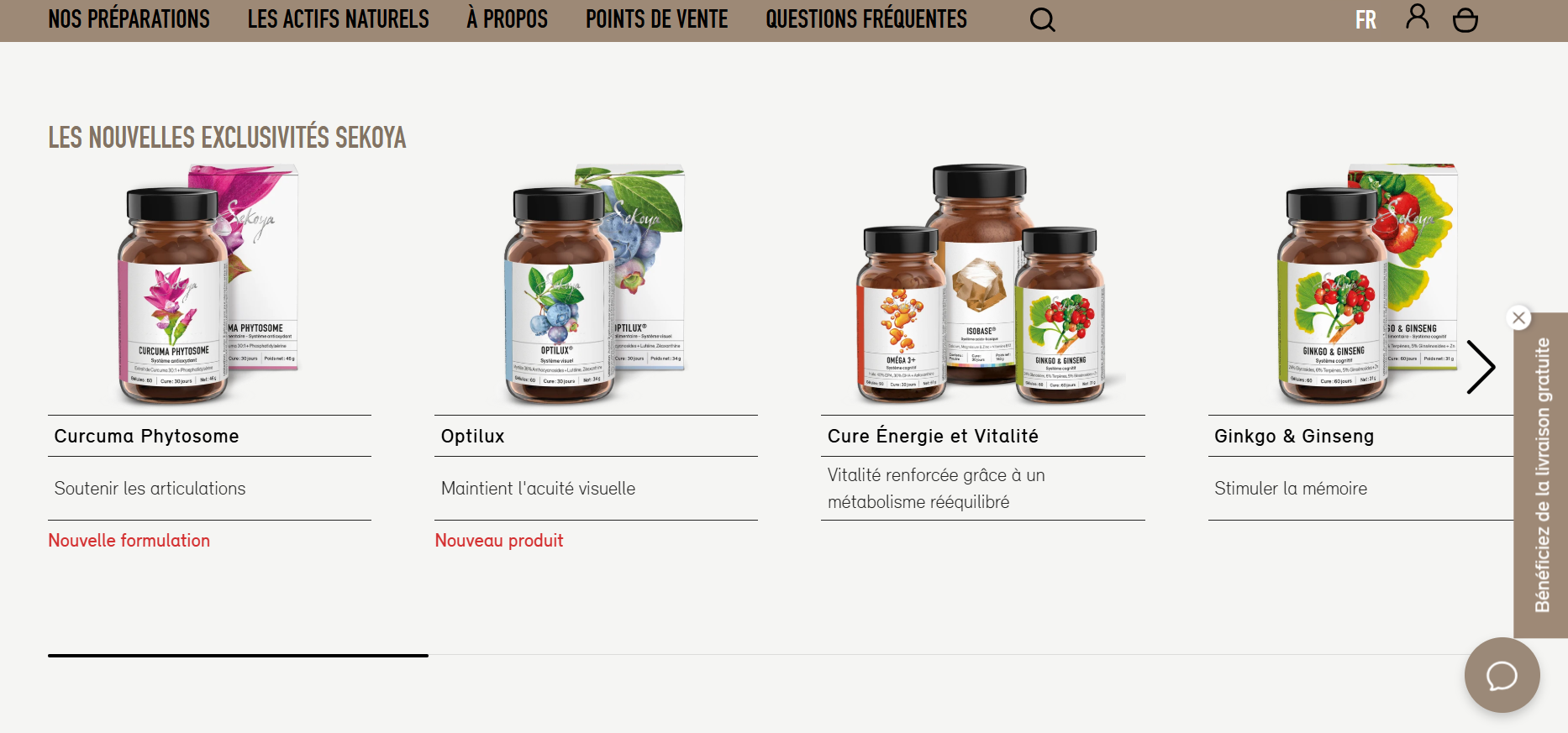 Site web du cabinet SEKOYA réalisé par LORDIBRA